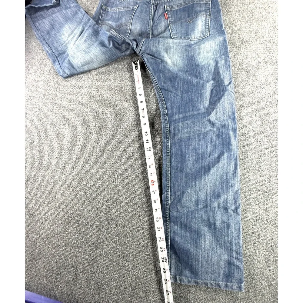 Levis 514 Straight Fit Blue Denim Jeans Medium Wash 18 Reg‎ Classic Casual